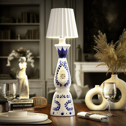 Wavy Nordic Bottle Lamp